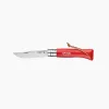 Opinel Tradition Colorama No.08 (S) zsebkés, piros (0-001705)
