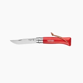   Opinel Tradition Colorama No.08 (S) zsebkés, piros (0-001705)