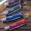 Opinel Tradition Colorama No.08 (S) zsebkés, piros (0-001705)