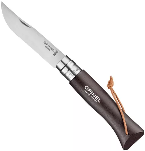 Opinel Tradition Colorama No.08 (S) zsebkés, fekete zsebkés (0-002211)