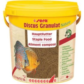   Sera Discus Granulat Nature 10l - 4,2 kg díszhaltáp - gazdaságos kiszerelés (000309)