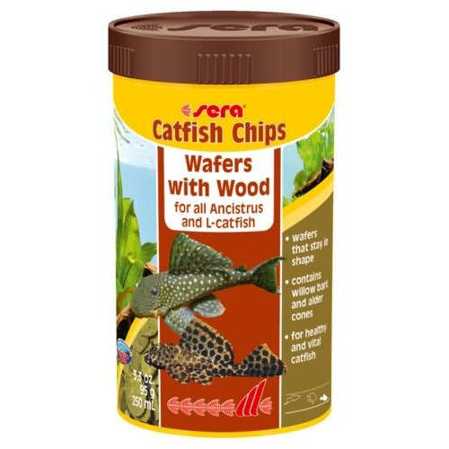 Sera Wels-Chips Nature 250 ml algaevő díszhaltáp tabletta (000511)