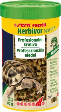 Sera Reptil Professional Herbivor Nature   250 ml Prémium Teknőstáp (001810)