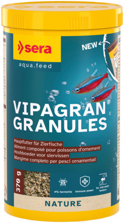 Sera Vipagran Nature  250 ml szemcsés általános haltáp (000202)