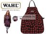 Wahl Moser Professional Paw Print Apron Coral-Black Kutyakozmetikusi Kötény (0093-6125)