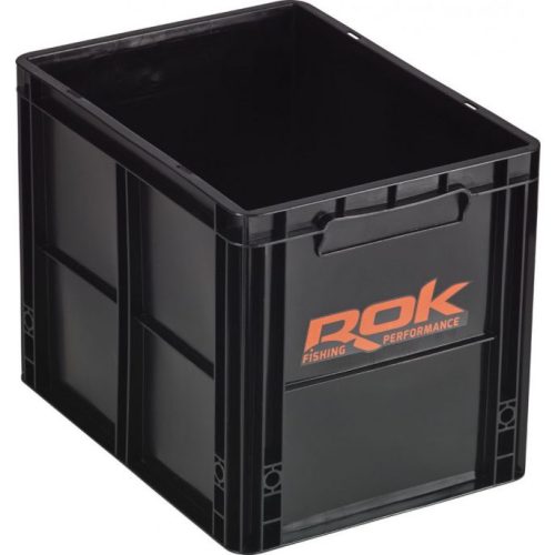 Rok Fishing Performance - Rok Crate 433 Black - rekesz 40x30x32cm  (020031)