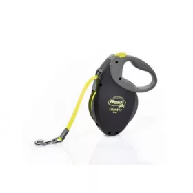   Flexi Giant Tape S/M Long 8 méter 25 kg fényvisszaverő szalagos automata póráz (023808) Sárga