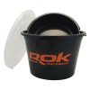 Rok Fishing Performance - Round Bucket Black  3In1 Set - 18l vödör +5l tál +fedél  (030238)