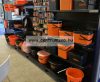 Rok Fishing Performance - Orange Square Bucket 17 literes vödör + Basin tároló + tető szett (030498)