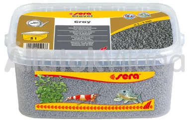 Sera Gravel Gray Akváriumi Kavics aljzat 6 l 2-3mm (032264)
