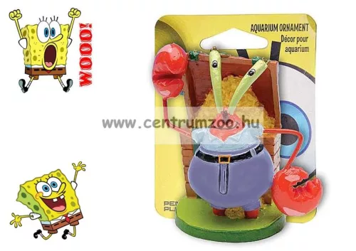 Spongebob Spongyabob Dekoráció Krabs Rák Úr 5Cm Akvárium Dekorációs Szobrocska (040498)