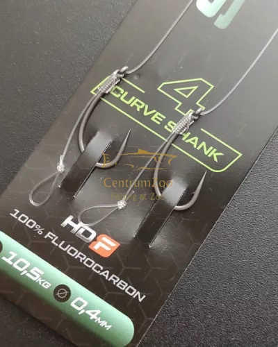 Rok Fishing Stiff-Rig Curve Shank - No4    2Db (060730) Előkötött Bojlis Horog