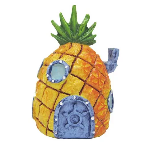 Spongebob Spongyabob Dekoráció  Ananász Házikó 5Cm Akvárium Dekorációs Szobrocska (076466)