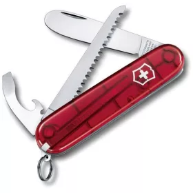   Victorinox "My First Victorinox" Piros Transzparens 8,4cm zsebkés, svájci bicska  0.2373.T