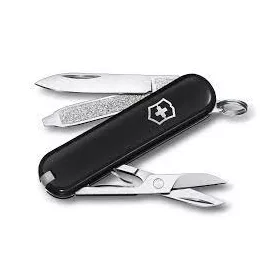   Victorinox Classic Sd Black Ollós Zsebkés, Svájci Bicska  0.6223.3G