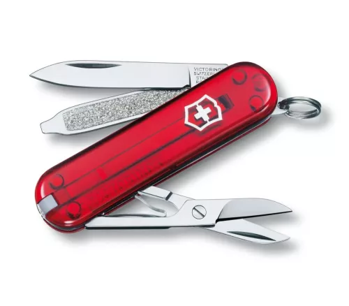 Victorinox Classic Sd Transparens Ollós Zsebkés, Svájci Bicska  0.6223.T