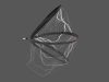 Merítőfej  Delphin Atm Floaty Nylo Vario állítható gumírozott úszó damilos merítőfej 50x40cm (101001550)