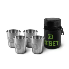   Delphin Reset 4in1 Kupica 3Cent Set - rozsdamentes acél 4db pohár készlet (101002394)