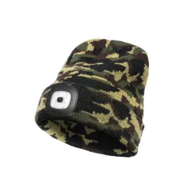   Sapka - Delphin CamouLED kötött téli sapka világítással (101002927)