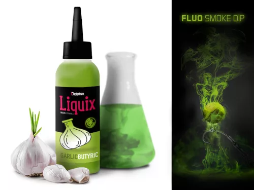 Delphin Fluo dip D SNAX LiquiX Fokhagyma-Vajsav fluoreszkáló dip 100ml (101003534)
