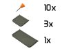 Delphin KlikBox Mega tárolódoboz - szerelékes doboz 28,5x21x7cm (101004296)
