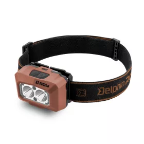   Fejlámpa Delphin RGW PRO UC 200 lumen tölthető lámpa mozgásérzékelővel, 3 színnel (101004316)