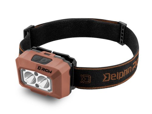 Fejlámpa Delphin RGW PRO UC 200 lumen tölthető lámpa mozgásérzékelővel, 3 színnel (101004316)