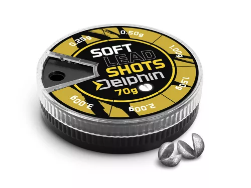 Delphin SOFT kiegyensúlyozó súlyok Sárga doboz 70g 0,25-3,0g (101005470)