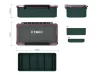 Delphin TBX Case Clip Ideal szerelékes doboz 21x12x6,5cm (101005751)