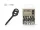 Delphin THE END POP Screw Medium csavar karikával 8mm 15db (101005865)