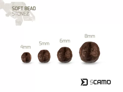 Delphin Scamo Stonez puha ütköző gyöngyök  4-6-8-10mm vegyesen 60db (101005887)