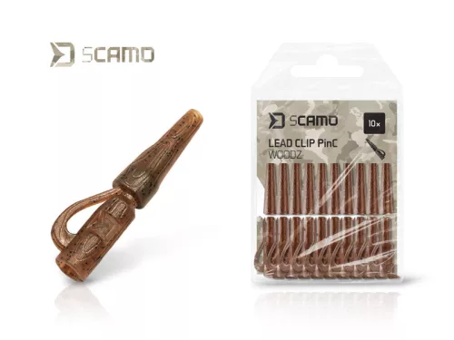 Delphin sCAMO PinC WOODZ ólom tartó kapocs 10db (101005890)