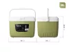 Delphin TwiceBOX 2in1 hűtőláda szett 13l + 5l + 2x400ml (101005906)