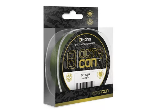 Delphin OctaCON 0.12mm 135m 7,5kg zöld pergető fonott zsinór (101006151)