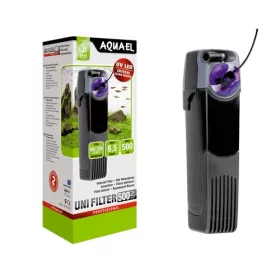   Aquael Uni Filter Uv  500 Akváriumi Belsőszűrő Uv Lámpával (107402)