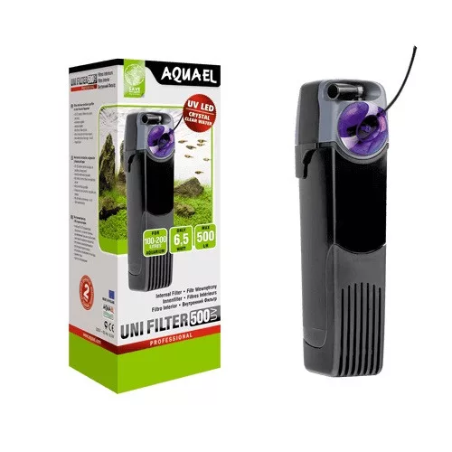 Aquael Uni Filter Uv  500 Akváriumi Belsőszűrő Uv Lámpával (107402)