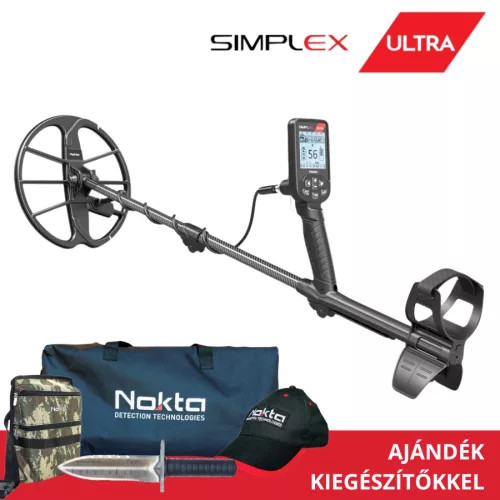 Nokta Simplex Ultra fémdetektor 11'''-os tekerccsel (11000625PROMO)