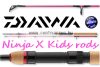 Daiwa Ninja X Kids 1,5M 10-30G Pink Horgászbot Gyermekeknek (11205-151)