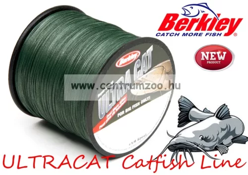 Berkley Ultracat Moss Green Super Strong 225m 0,65mm 100kg fonott zsinór  (1152605)