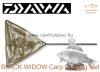 Merítő Daiwa Black Widow Carp Landing Net merítő 100x100cm fej  2r 182cm nyél (11579-185)