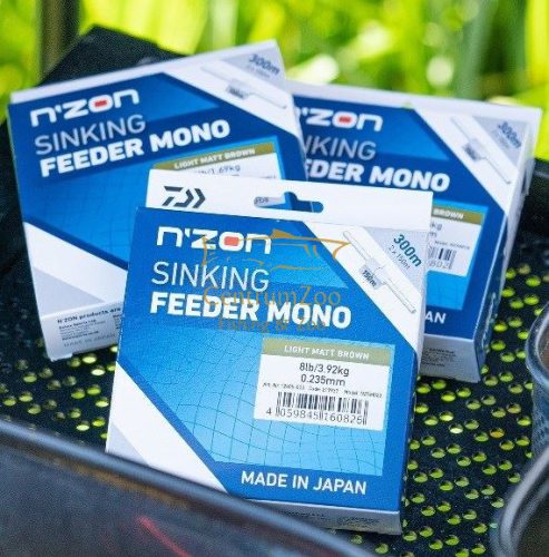 Daiwa N'Zon Line Sinking Feeder Mono 0,20mm 3,1kg 300m feeder zsinór (12405-020)