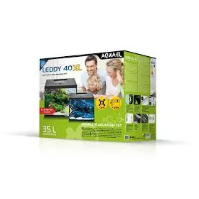   Aquael Leddy 40 XL Day & Night Black Akvárium Szett 35 liter egyenes felszerelt akvárium szett  (124281)