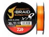 DAIWA J Braid Expedition X8E Braided Cord 150m 0,13mm 8,4kg fonott zsinór Smash Orange(12550-013)