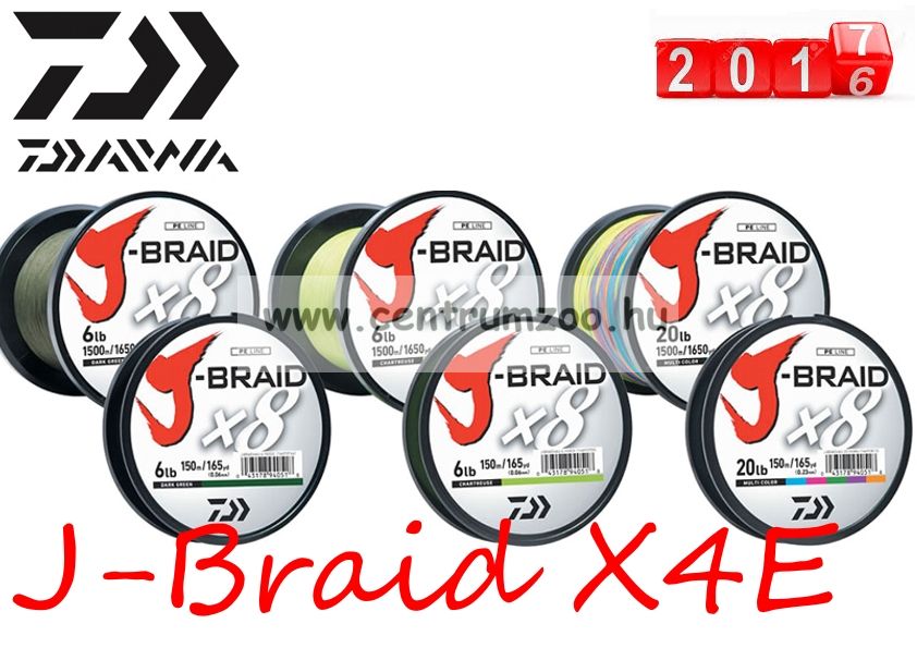 Daiwa J-Braid x4 3300yd Bulk Spools