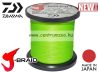 Daiwa J-Braid X8 Braid Chartreuse 1500m 0,10mm fonott zsinór (12750-210)