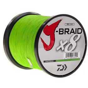   Daiwa J-Braid X8 Braid Chartreuse 1500m 0,35mm fonott zsinór (12750-235)