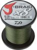 Daiwa J-Braid X8 Dark Green 8 Braid  1500m 0,06mm fonott zsinór (12751-206)