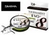 Daiwa Tournament X8 Braid Evo+ Ch Chartreuse 135m 0,10mm 6,7kg fonott zsinór (12761-010)