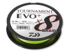 Daiwa Tournament X8 Braid Evo+ Ch Chartreuse 135m 0,208mm 18kg fonott zsinór (12761-020)
