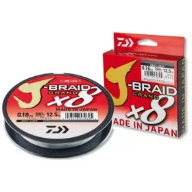  Daiwa J-Braid X8 Dark Grey 8 Braid 135m 0,06mm fonott zsinór (12793-006)